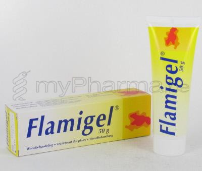 Apotheek Van Landschoot Kaprijke 9970 Kaprijke : Home > Producten A-Z - Huis/Reisapotheek - Brandwonden FLAMIGEL 50 G