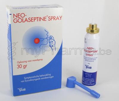 NEO-GOLASEPTINE 30 G KEELSPRAY (geneesmiddel)