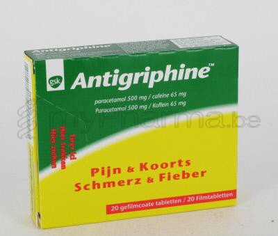 ANTIGRIPHINE 20 TABL (geneesmiddel)