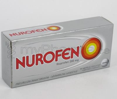 NUROFEN 200 MG  30 TABL (geneesmiddel)