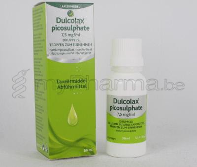 DULCOLAX PICOSULPHATE 7,5MG/ML 30 ML DRUPPELS      (geneesmiddel)